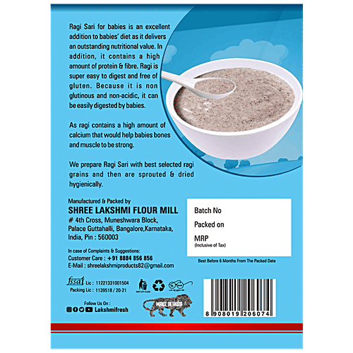 Buy Lakshmi Fresh Ragi Sari Instant Mix Rich In Protein, Calcium