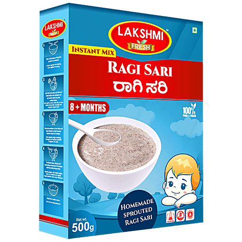 Buy Lakshmi Fresh Ragi Sari Instant Mix Rich In Protein, Calcium
