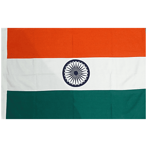 Buy Indian National Flag 61 x 91 cm, Fabric, Durable Online at Best