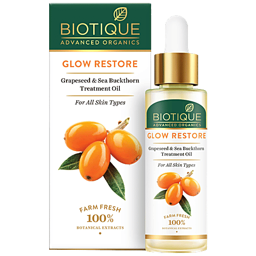Buy BIOTIQUE Glow Restore Grapeseed & Sea Buckthorn Treatment Oil