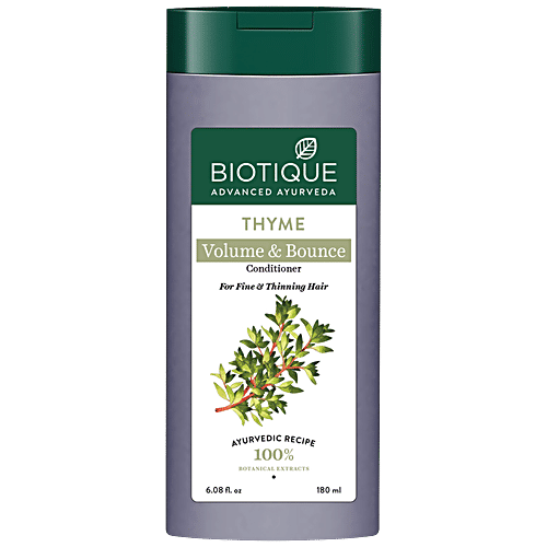 Buy BIOTIQUE Thyme Volume & Bounce Conditioner For Fine & Thinning Hair Online at Best Price