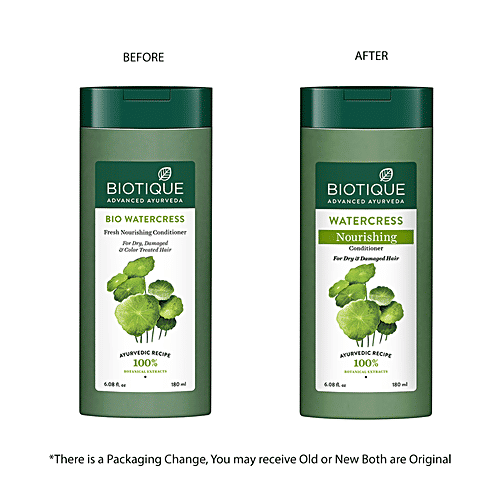 Buy BIOTIQUE Watercress Nourishing Conditioner, For Dry, Damaged Hair