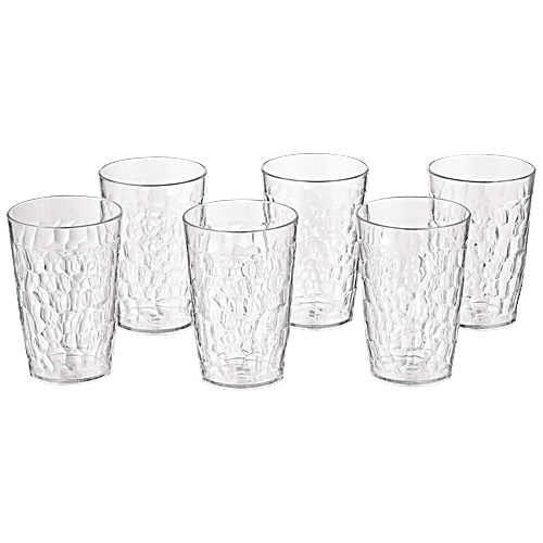 Buy Polyset Envy Glass Set Plastic, Durable & Strong, Transparent