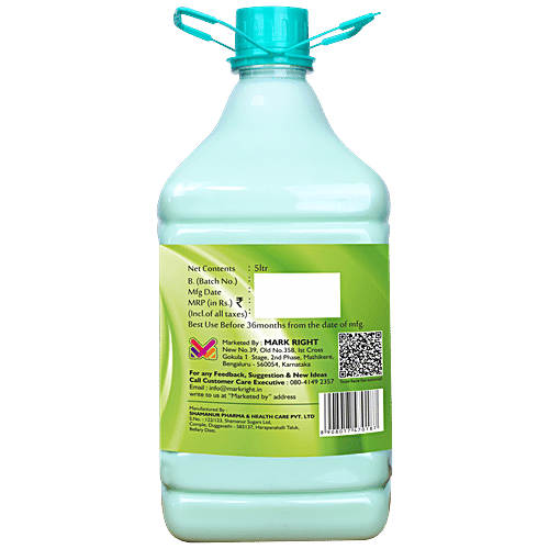 Spick 'O Mine Herbal Phenyl - Disinfectant Cleaner, Prevents Ants & Flies, Neem Fragrance, 5 L  