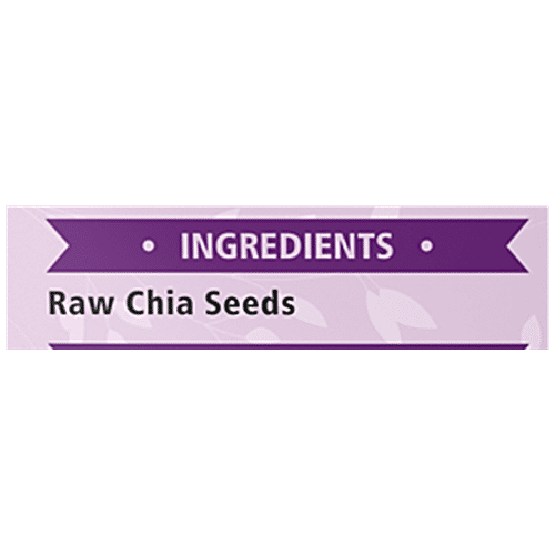 Heka Bites Raw Chia Seeds - Premium, Vegan, Source Of Omega-3 & Calcium, Gluten Free, 250 g  