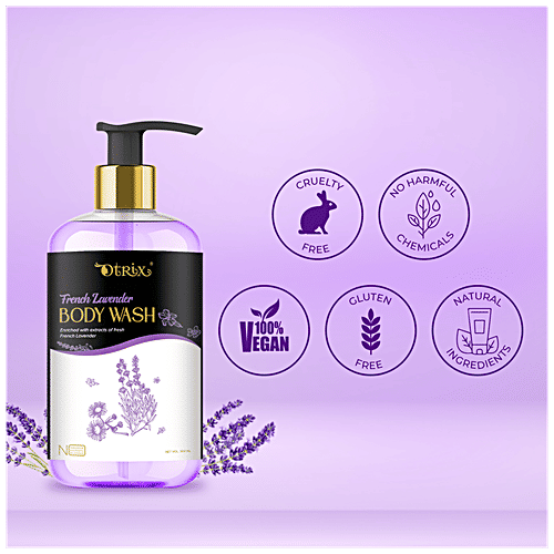 Buy Otrix French Lavender & Chamomile Foaming Body Wash No Parabens