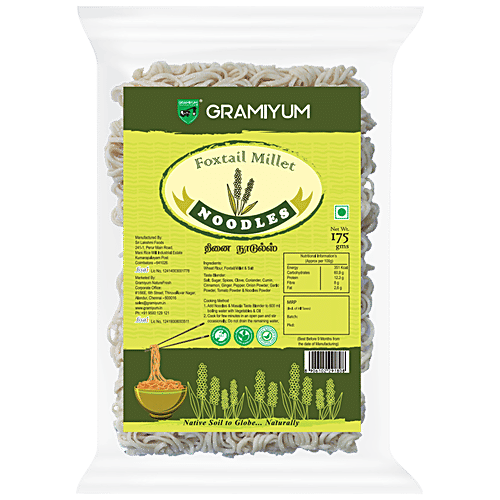 Buy GRAMIYUM Foxtail/Thinai Millet Noodles Vegan, NonFried, Healthy Online at Best Price of