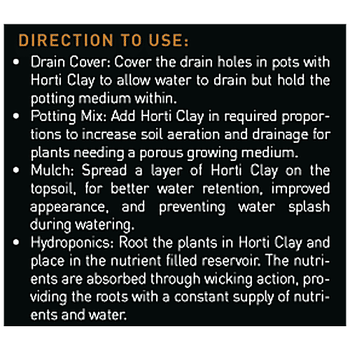 Buy IFFCO Urban Gardens Horti Clay Prevents Plants From Drying Out