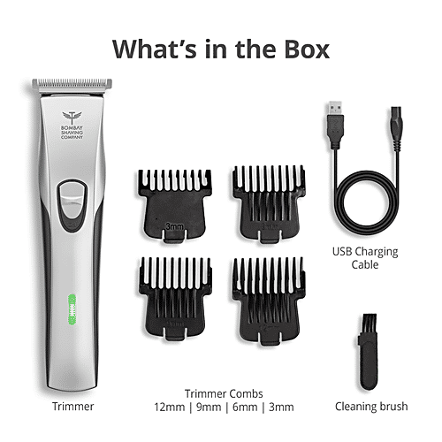 Buy Bombay Shaving Company Electric Beard Trimmer Classic Black