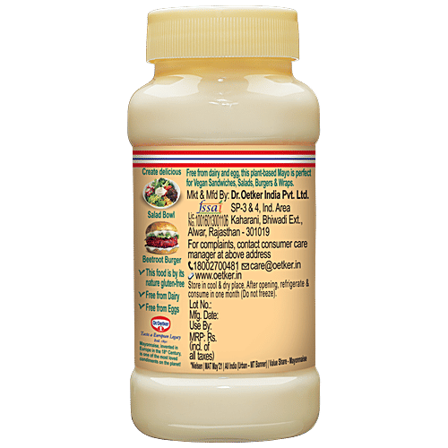 Buy DR.OETKER Funfoods Vegan Mayonnaise PlantBased, Enhances Flavour