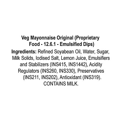 Dr.Oetker FunFoods Original Veg Mayonnaise, 50 g Pouch