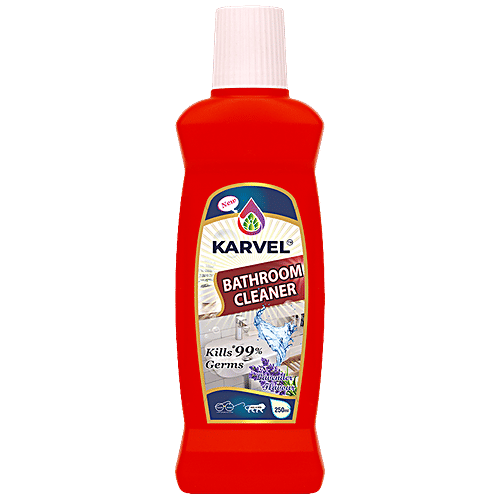 Buy Karvel Bathroom Cleaner Lavender, Kills 99 Germs, Removes Tough
