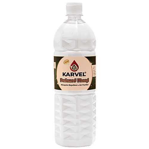 Karvel Phenyl - White, Mosquito Repellent & Air Purifier, Removes Dirt & Tough Stains, 1 L  