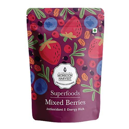Monsoon Harvest Superfoods - Mixed Berries, Rich In Antioxidants, Boosts Energy, 200 g  