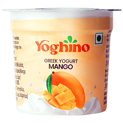 Buy Yoghino Greek Yogurt Mango, Rich & Creamy, High In Protein Online