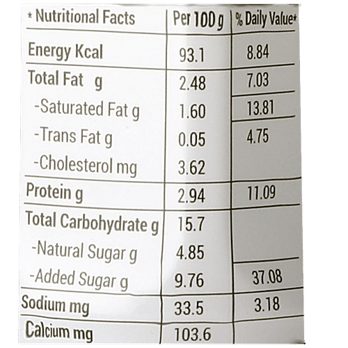 Yoghino Milk & Yogurt Smoothie - Blueberry, Rich In Protein, Good For Digestion, 190 ml  
