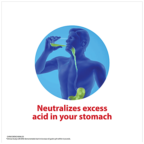 Eno  Digestive Anatacid - Jaljeera Flavour, Fruit Salt, Fast Relief From Acidity, 5 g (30 Sachets) 