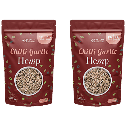 Buy Health Horizons Hemp seeds Chilli garlic flavour Fatty Acids