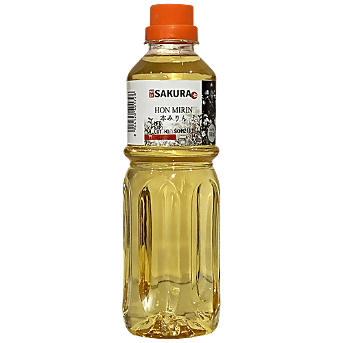 SAKURA Seasoning Hon Mirin Rice Wine For Japanese Foods, 500 ml
