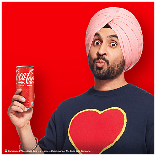 Coca Cola Original Cold Drink - Carbonated Water, Delicious & Refreshing, 300 ml (Buy 5 Get 1 Free) 