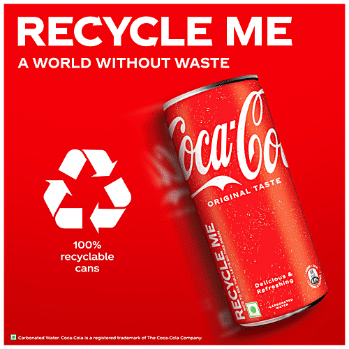 Coca Cola Original Cold Drink - Carbonated Water, Delicious & Refreshing, 300 ml (Buy 5 Get 1 Free) 