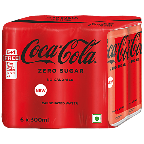 Buy Coca Cola Zero Sugar No Calories Soft Drink, Carbonated Water