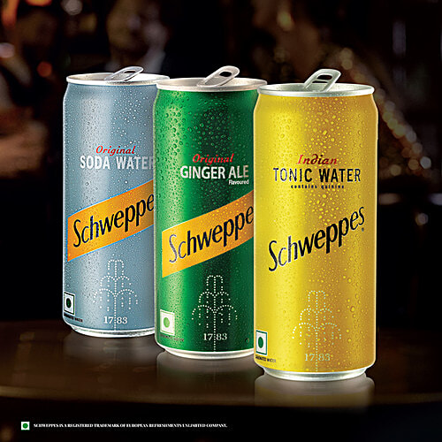Buy Schweppes Indian Tonic Water Contains Quinine, Soda Water With