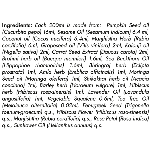 Kapiva Bhringraj Hair Nourishing Oil - 100% Ayurvedic, For Thick & Strong Hair, No Parabens, 200 ml  