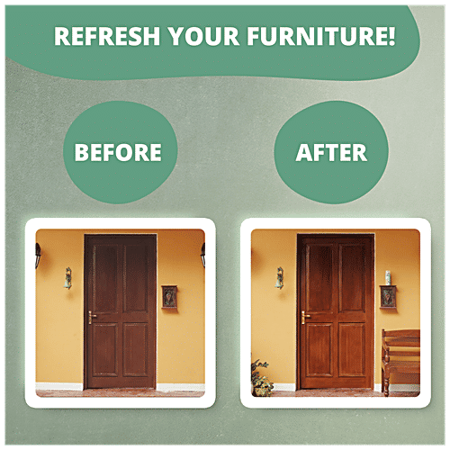 Asian Paints EzyCr8 TouchWood Wood Coating Spray - Interior & Exterior Use, Restoration, Stain Resistance, Durable, 400 ml  