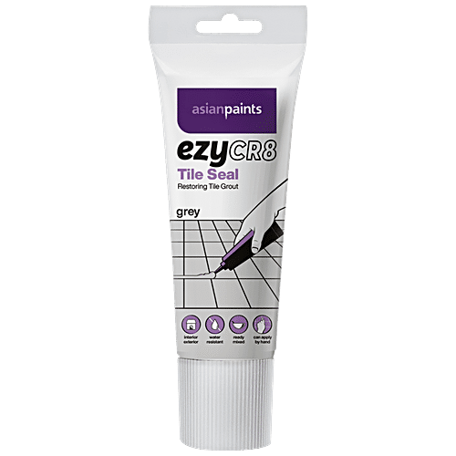 Buy Asian Paints EzyCR8 Tile Seal Grey, Restoring The Grout, Water