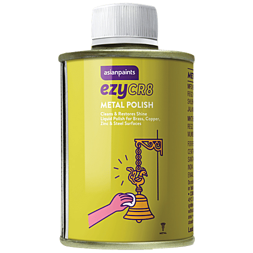 Buy Asian Paints Metal Polish Liquid Polish For Brass, Copper, Zinc