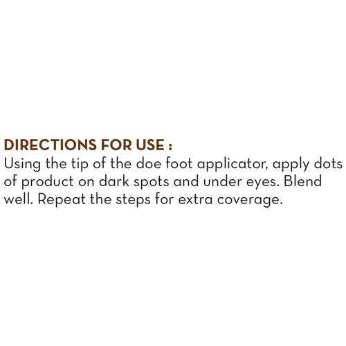 Mamaearth Glow Hydrating Concealer - With Vitamin C & Turmeric, 100% Spot Coverage, 6 ml 02 Creme Glow