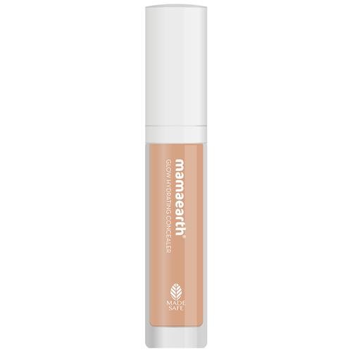 Mamaearth Glow Hydrating Concealer - With Vitamin C & Turmeric, 100% Spot Coverage, 6 ml 02 Creme Glow