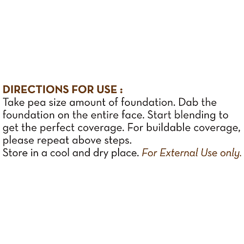 Mamaearth Glow Serum Foundation - With Vitamin C & Turmeric, For 12-Hour Long Stay, 30 ml 03 Nude Glow