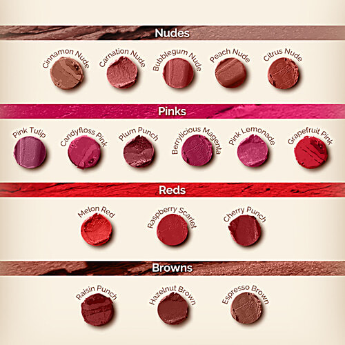 Mamaearth Moisture Matte Longstay Lipstick - With Avocado Oil & Vitamin E, For 12 Hour Stay, 2 g 04 Cinnamon Nude 