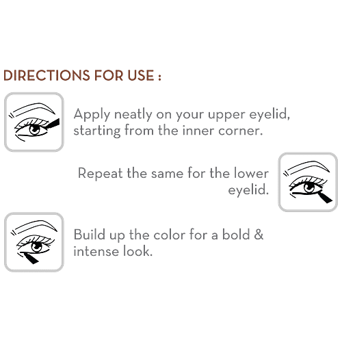 Buy Mamaearth Kajal With Vitamin C & Chamomile, Waterproof, For 11