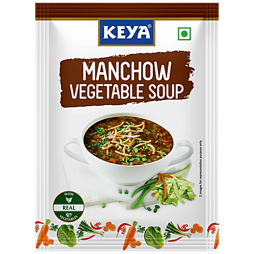 Buy Keya Manchow Vegetable Soup Four Serve, Ready In A Minute Online