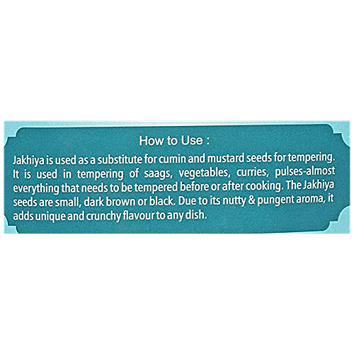 Two & A Bud Himalayan Jakhiya Wild Mustard Seeds - Adds Flavour, Rich In Fibre, 100 g Pouch 