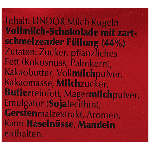 Lindt Lindor Unendlich Zartschmelzend Milch Chocolate Masterpiece, 187 g  