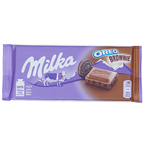 Buy Milka Oreo Brownie Alpine Milk Slab Online at Best Price of Rs 185 bigbasket