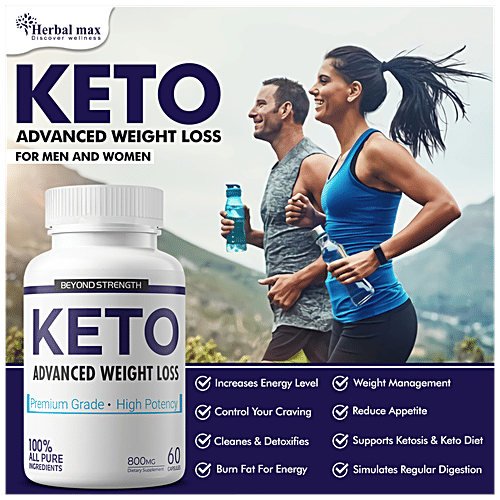 Buy Herbal max Keto Advance Capsules For Natural & Organic Weight