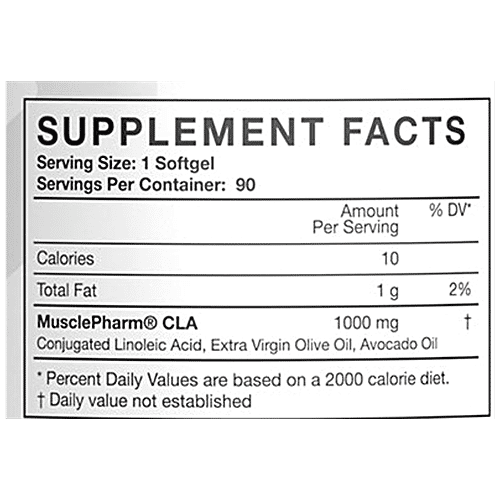 Buy MUSCLEPHARM Essentials CLA Weight Loss Support Dietary Supplement