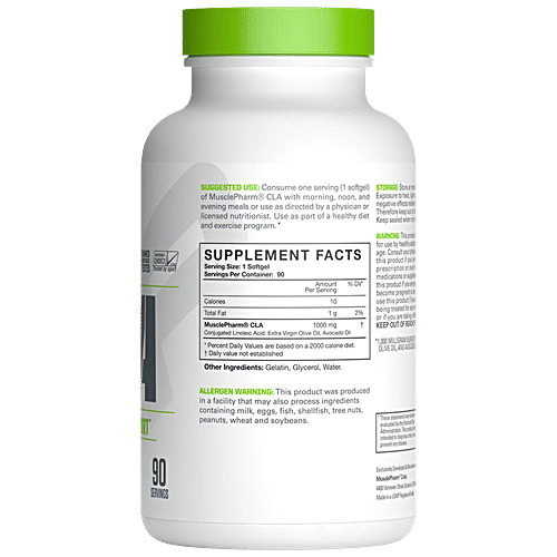 Buy MUSCLEPHARM Essentials CLA Weight Loss Support Dietary Supplement