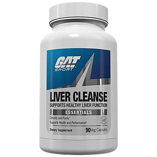 GAT Sport Liver Cleanse Dietary Supplement Capsule - Detoxifies & Purifies, 90 pcs  