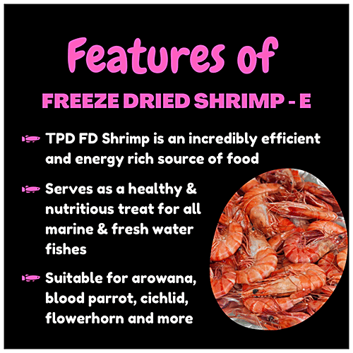 Buy Taiyo Pluss Discovery Freeze Dried Shrimp E, Natural Fish Food