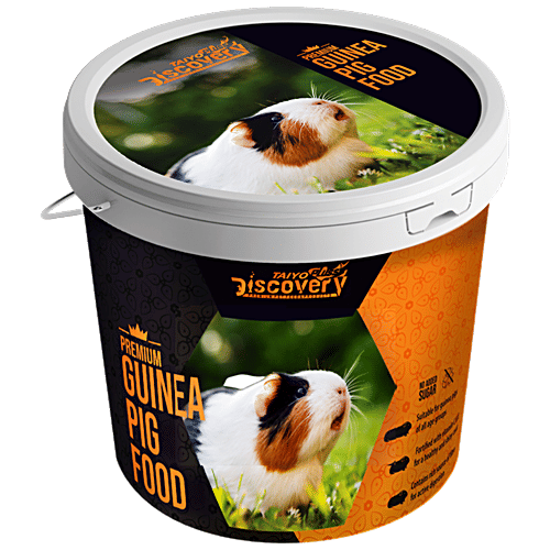 Taiyo Pluss Discovery Premium Guinea Pig Food - Sturdy Growth, Suitable For All Age Groups, 500 g  