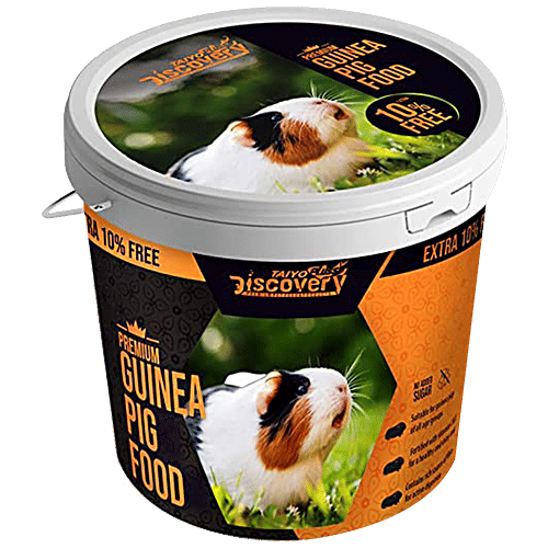 Taiyo Pluss Discovery Premium Guinea Pig Food - Sturdy Growth, Suitable For All Age Groups, 1 kg (Extra 10% Free)
