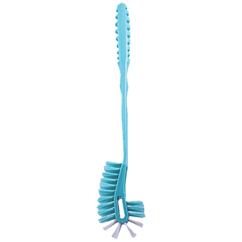 Buy SIRPRIZE Toilet Brush Cleaner With Nylon Bristles & Plastic Handle