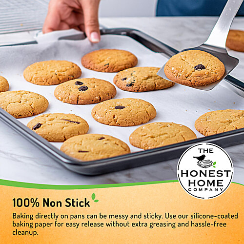 The Honest Home Company Baking Paper - Food Grade, 100% Wood Pulp, Non-Sticky, 9 M, 1 pc