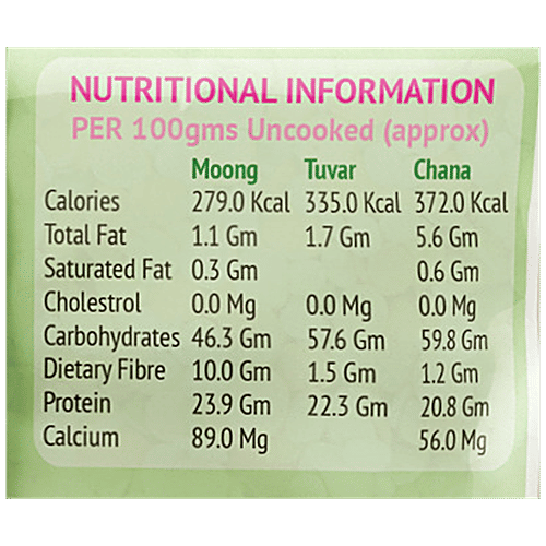 Swach Mix Dal - High In Protein, Vitamins, For Authentic Indian Recipes, 500 g Pouch